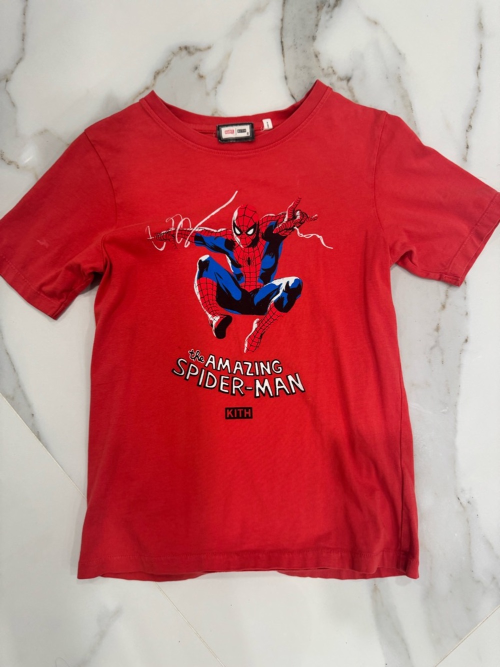 🔥 Kith x The Amazing Spider-Man Kids Tee
Size 10 • Good condition
